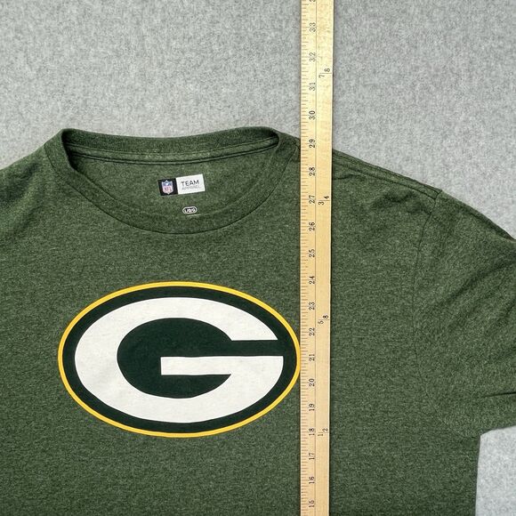 Green Bay Packers Long Sleeve T-Shirt Mens Large L Pullover NFL Football 2717 - Picture 8 of 9